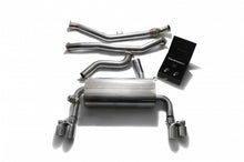 Load image into Gallery viewer, ARMYTRIX Stainless Steel Valvetronic Catback Exhaust Quad Chrome Silver Tips 335i | 435i F3X 2012-2015