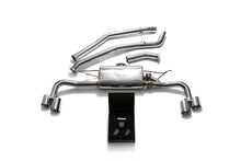 Load image into Gallery viewer, ARMYTRIX Stainless Steel Valvetronic Catback Exhaust System Quad Chrome Silver Tips BMW X5 xDrive 35i F15 2014-2021