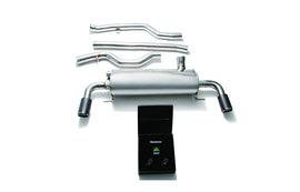 ARMYTRIX Stainless Steel Valvetronic Catback Exhaust System Dual Carbon Tips BMW 330i G20 B48 2019