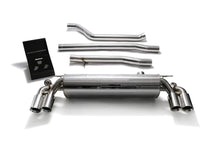 Load image into Gallery viewer, ARMYTRIX Stainless Steel Valvetronic Catback Exhaust System Quad Chrome Silver Tips BMW 520i | 530i G3X 2017-2020