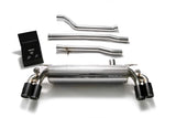 ARMYTRIX Stainless Steel Valvetronic Catback Exhaust System Quad Carbon Tips BMW 550i G30 | G31 2017-2020