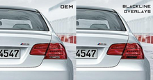 Load image into Gallery viewer, BMW 3 Series M3 2011-2013 (E92/E93 LCI) BLACKLINE Taillight Overlay Kit