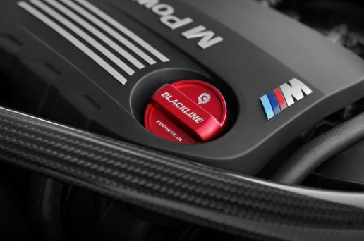 BMW M Car Series BLACKLINE Performance Edition RED Oil Cap Cover ...