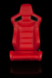 Braum Racing Seat Elite Red (Pair)