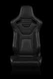 Braum Racing Seat Elite X Black Stitching (Pair)