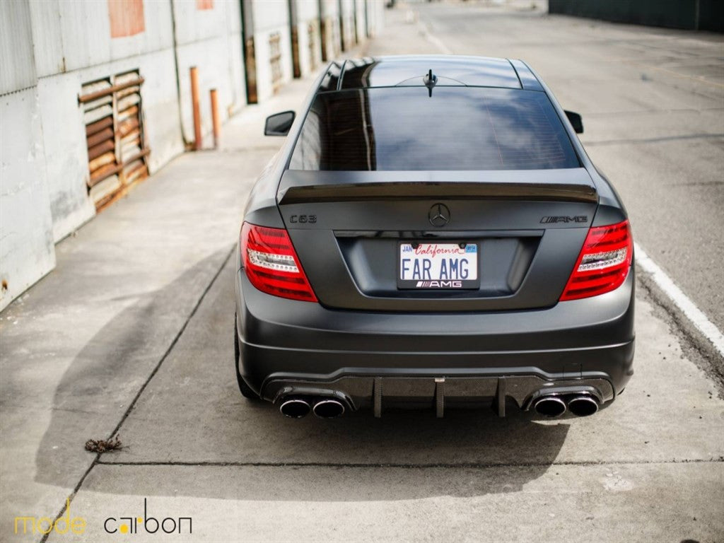 Mode Carbon Sedan Bootlid Spoiler Mercedes Benz C63 W204 - Aerodynamics - Studio RSR - 3