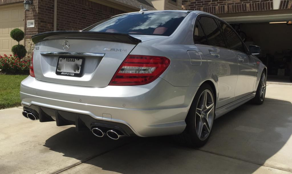 Mode Carbon Sedan Bootlid Spoiler Mercedes Benz C63 W204 - Aerodynamics - Studio RSR - 5