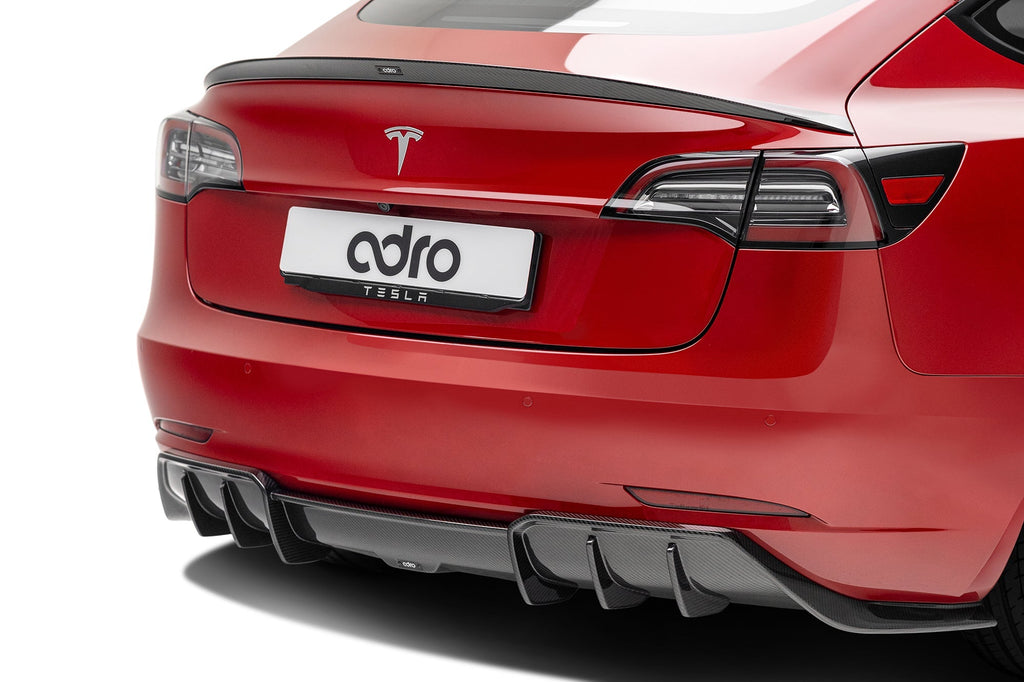 Tesla Model 3 Premium Prepreg Carbon Fiber Full Body Kit (PRE-ORDER GOOGLE FORM LINK) - ADRO
