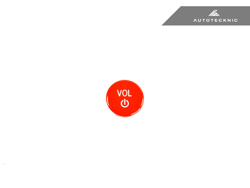 AutoTecknic Bright Red Audio Volume Button - G80 M3 | G82/ G83 M4 - AutoTecknic USA