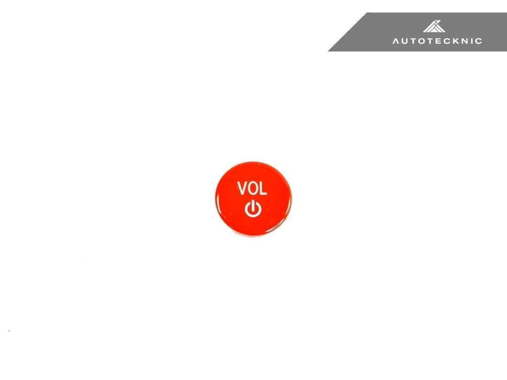 AutoTecknic Bright Red Audio Volume Button - F95 X5M | F96 X6M - AutoTecknic USA
