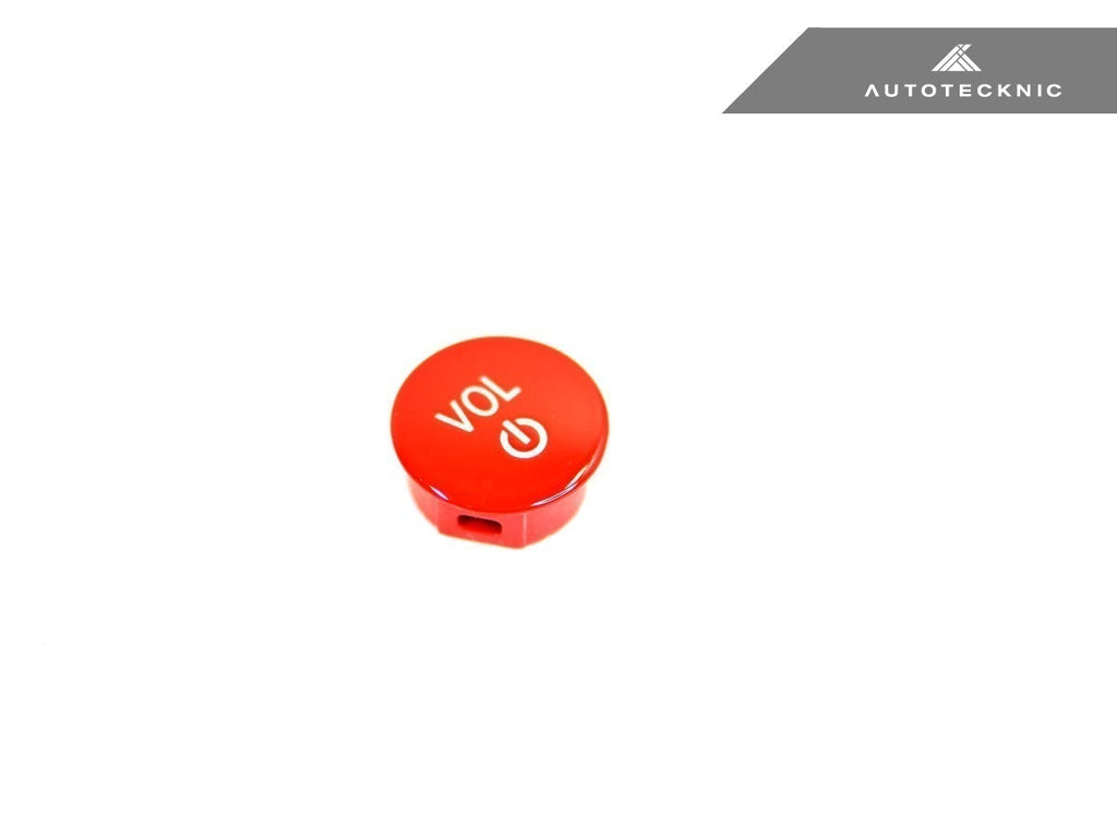 AutoTecknic Bright Red Audio Volume Button - G05 X5 | G06 X6 | G07 X7 - AutoTecknic USA