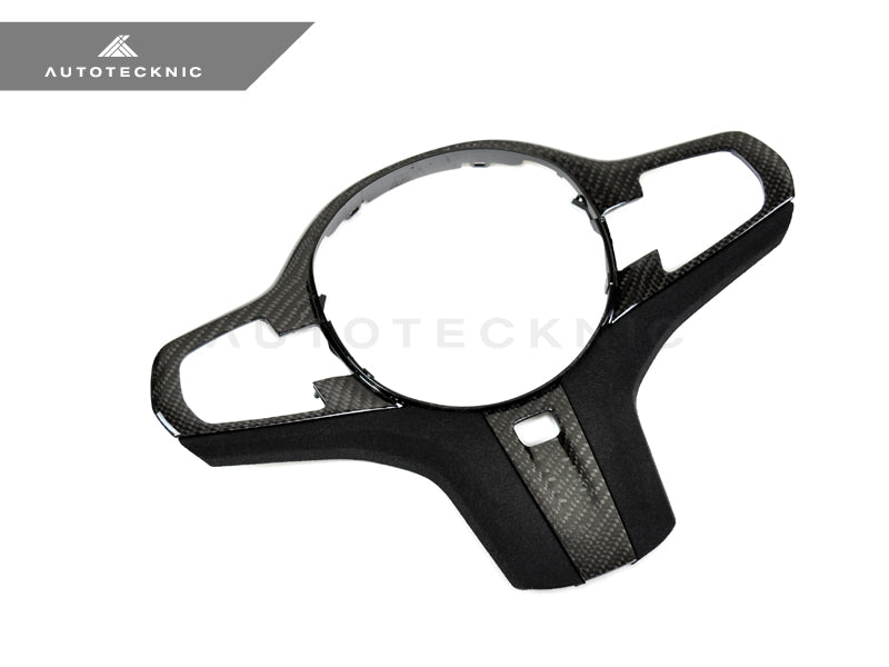 AutoTecknic Carbon Alcantara Steering Wheel Trim - G30 5-Series | G32 6-Series GT - AutoTecknic USA