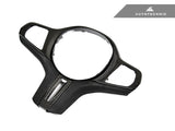 AutoTecknic Carbon Alcantara Steering Wheel Trim - F90 M5 2020-Up