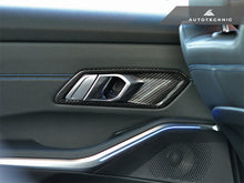 Load image into Gallery viewer, AutoTecknic Dry Carbon Interior Door Handle Trims - G20 3-Series - AutoTecknic USA