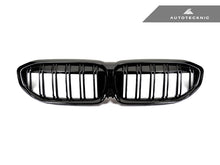 Load image into Gallery viewer, AutoTecknic Dual-Slats Glazing Black Front Grilles - G20 3-Series - AutoTecknic USA