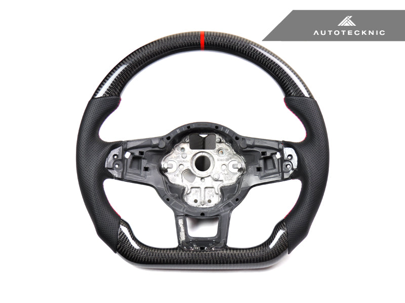 AutoTecknic Carbon Fiber Steering Wheel - VW Golf 7 GTI | Golf R - AutoTecknic USA