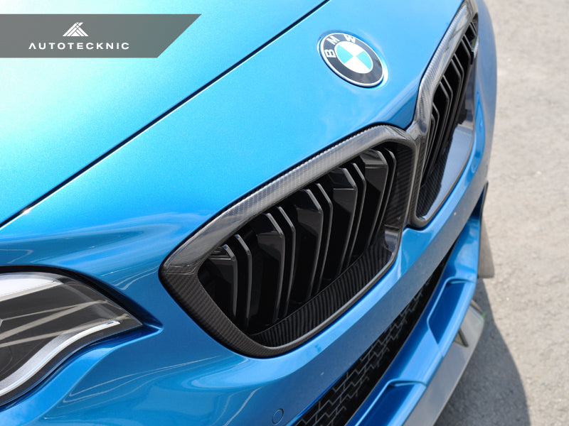 AutoTecknic Replacement Dry Carbon Grille Surrounds - F87 M2 Competition - AutoTecknic USA