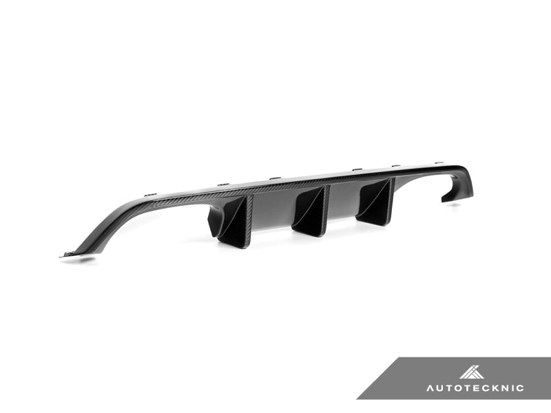 AutoTecknic Dry Carbon Extended-Fin Competition Rear Diffuser - F80 M3 | F82/ F83 M4 - AutoTecknic USA