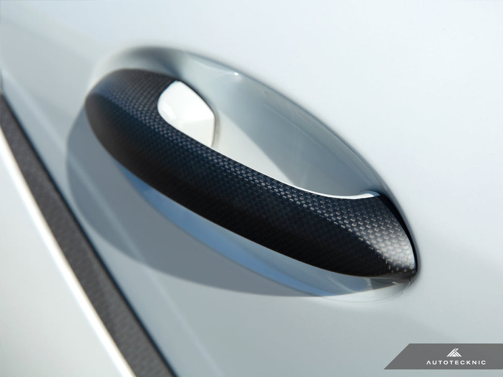 AutoTecknic Carbon Fiber Door Handle Trims - A90 Supra 2020 - AutoTecknic USA