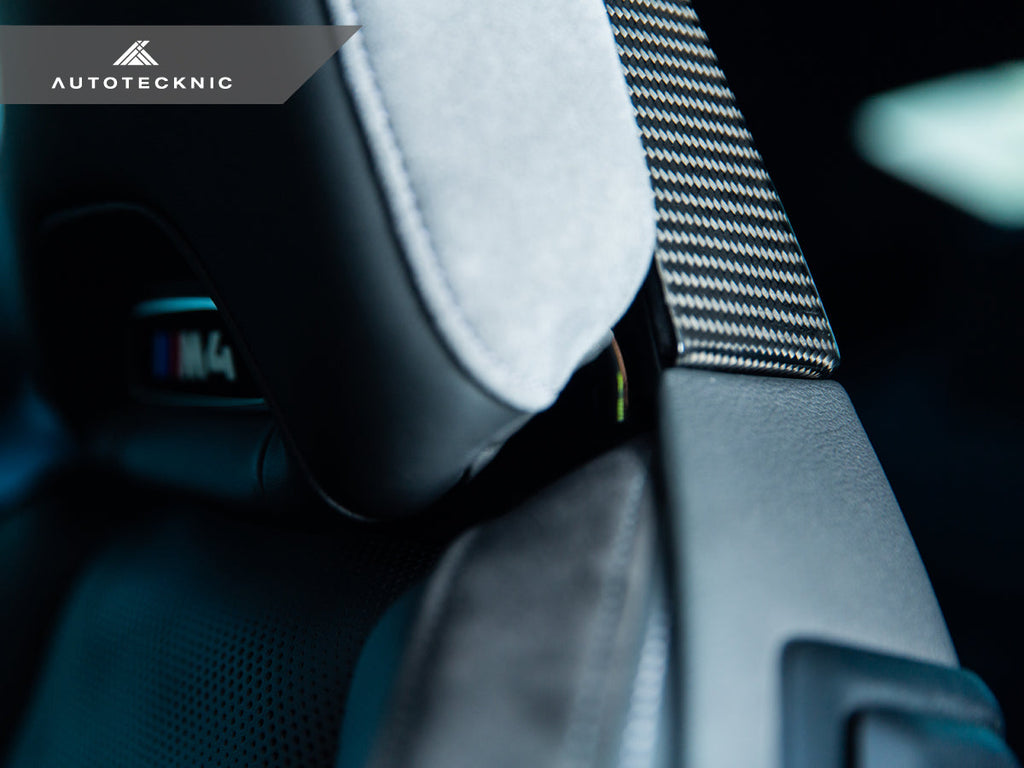 AutoTecknic Dry Carbon Seat Back Cover - G80 M3 | G82 M4 - AutoTecknic USA