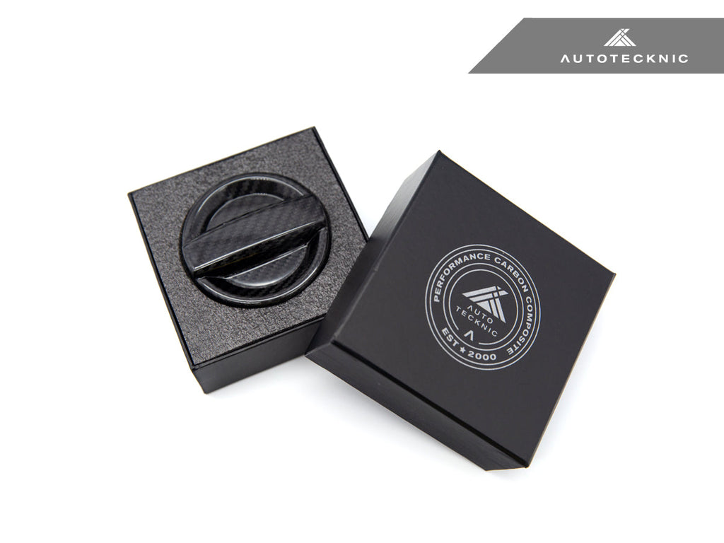 AutoTecknic Dry Carbon Competition Oil Cap Cover - E82 1-Series - AutoTecknic USA