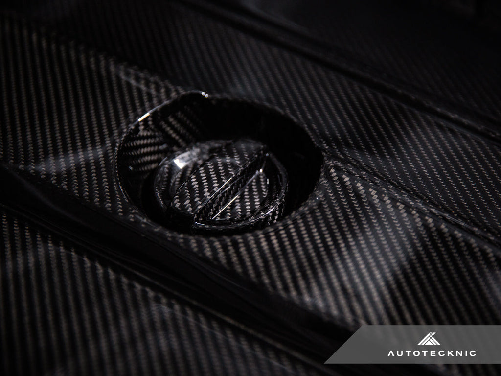 AutoTecknic Dry Carbon Competition Oil Cap Cover - A90 Supra 2020-Up - AutoTecknic USA