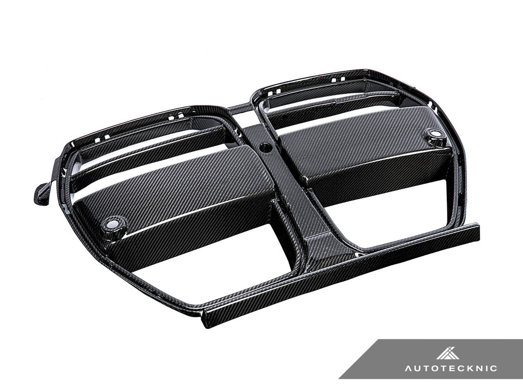 AutoTecknic Dry Carbon Motorsport V2 Front Grille - G80 M3 | G82/ G83 M4 - AutoTecknic USA