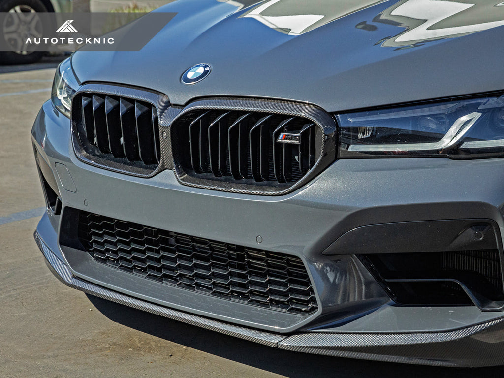 AutoTecknic Replacement Dry Carbon Grille Surround - F90 M5 LCI - AutoTecknic USA