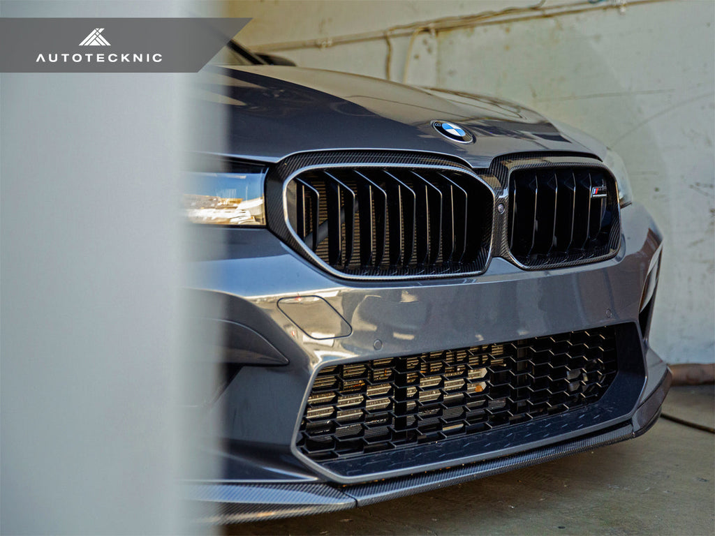 AutoTecknic Replacement Dry Carbon Grille Surround - F90 M5 LCI - AutoTecknic USA