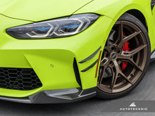 Load image into Gallery viewer, AutoTecknic Front Bumper Dry Carbon Canard Set - G80 M3 | G82 M4 - AutoTecknic USA