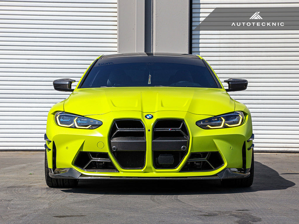 AutoTecknic Competizione GT4 Dry Carbon Front Grille - G80 M3 | G82/ G83 M4 - AutoTecknic USA