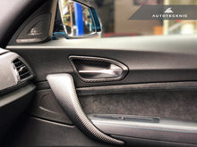 Load image into Gallery viewer, AutoTecknic Dry Carbon Interior Door Handle Trims - F20 1-Series | F22 2-Series | F87 M2 - AutoTecknic USA