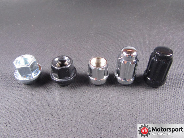 Motorsport Hardware Stud Conversion Kit 68mm Black Bullet Nose (silver) - Wheels - Studio RSR - 2