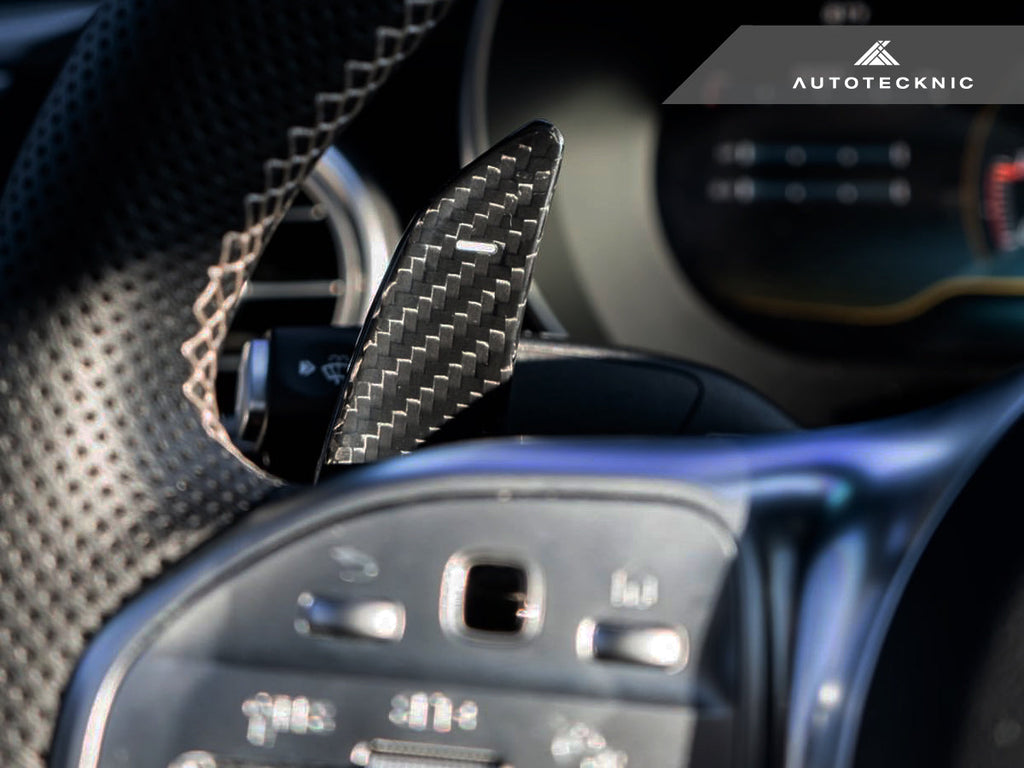 AutoTecknic Dry Carbon Battle Version Shift Paddles - Mercedes-Benz Various AMG Vehicles - AutoTecknic USA