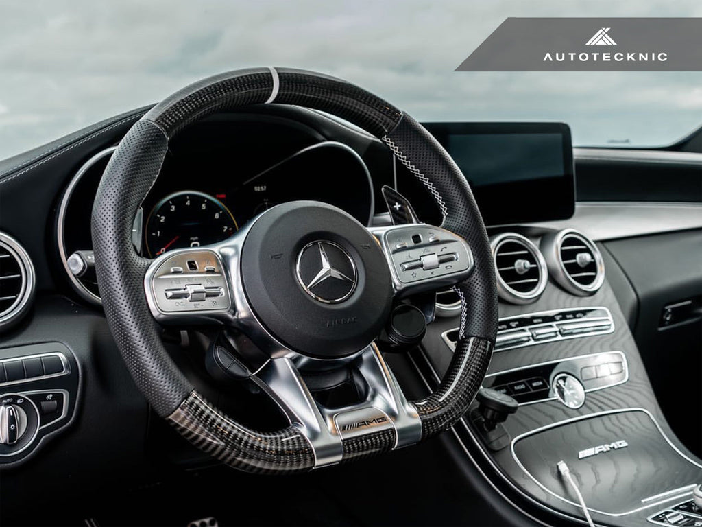 AutoTecknic Dry Carbon Battle Version Shift Paddles - Mercedes-Benz Various AMG Vehicles - AutoTecknic USA