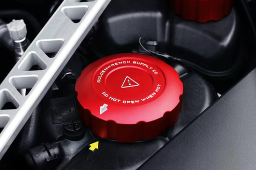 Toyota GR Supra 2020+ (A90) BLACKLINE Performance Coolant Cap Cover Set