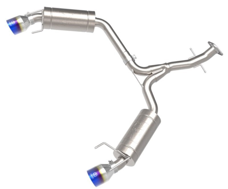 aFe POWER Takeda 06-13 Lexus IS250/IS350 SS Axle-Back Exhaust w/ Blue Flame Tips