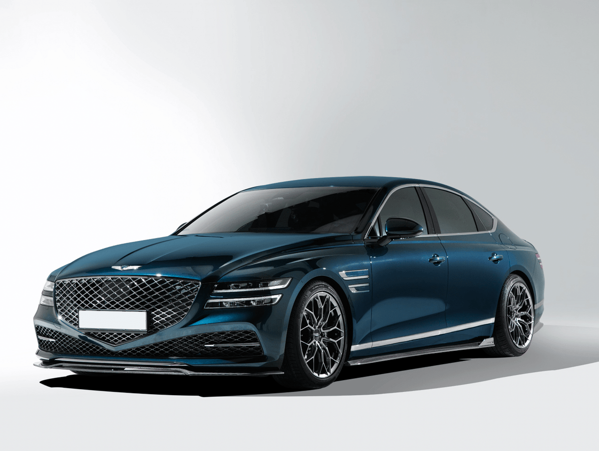 Genesis G80 (RG3) Carbon Fiber Lip Splitter – Studio RSR