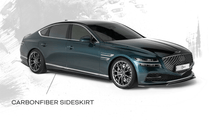 Load image into Gallery viewer, 2021 Genesis G80 (RG3) V2 carbon fiber side skirts - ADRO