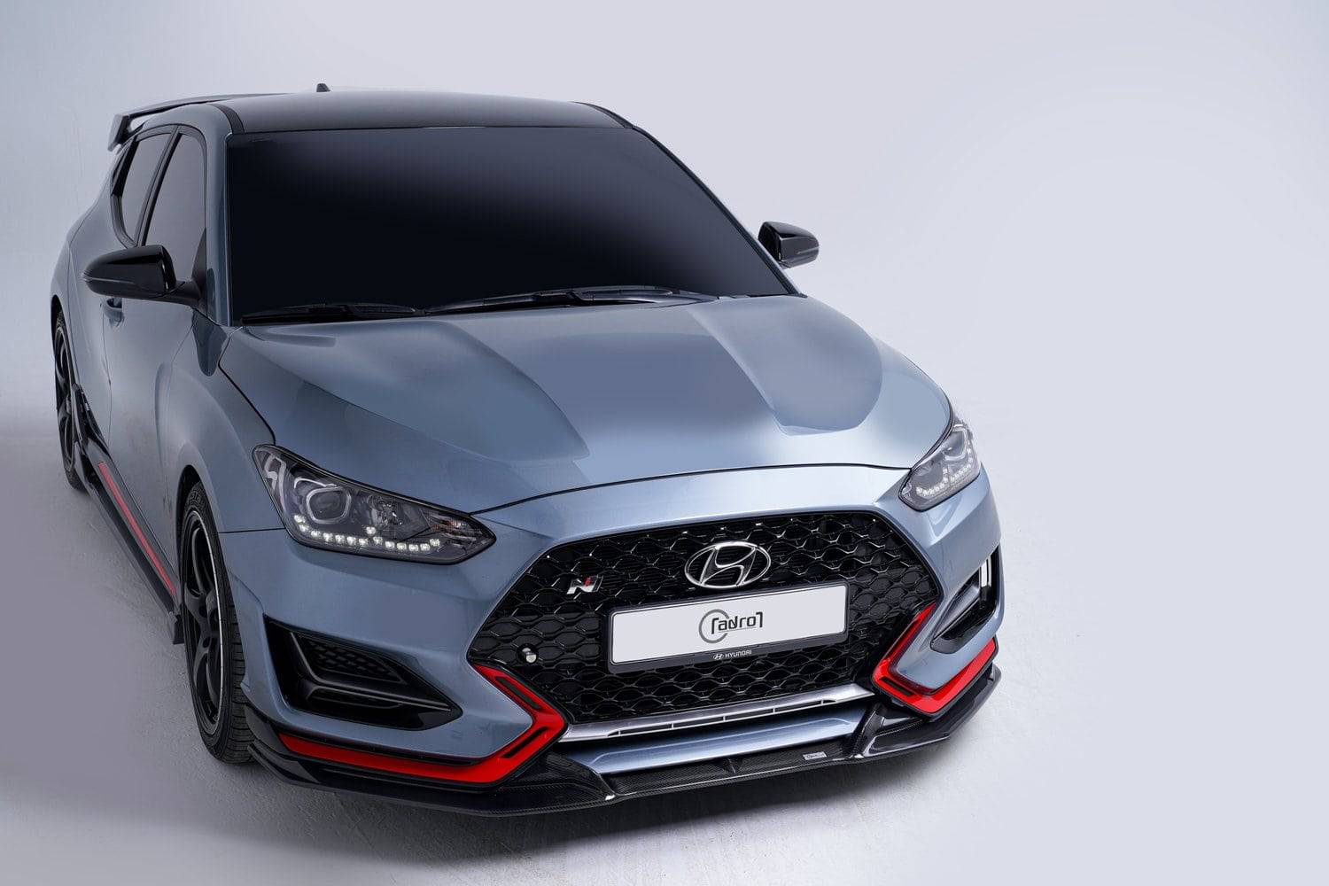 Custom Veloster N Front Bumper Hyundai Veloster N Carbon Fiber Front ...