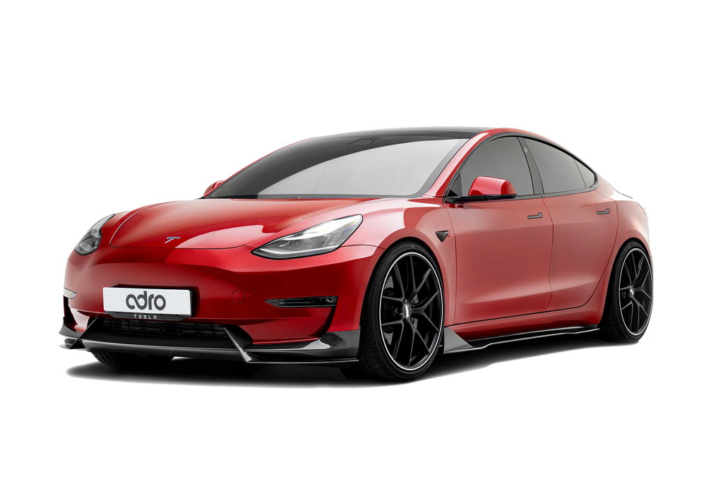 Tesla Model 3 Premium Prepreg Carbon Fiber Front Lip - ADRO