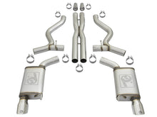 Load image into Gallery viewer, aFe MACHForce XP 3in Sport Tone Cat-Back Exhausts w/ Polished Tips 15-17 Ford Mustang V6/V8