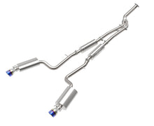Load image into Gallery viewer, aFe POWER Takeda 16-17 Lexus IS200t L4-2.0L (t) 2.5in-3in 304 SS CB Exhaust w/ Blue Tip
