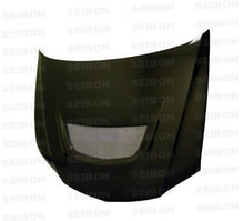 Load image into Gallery viewer, Seibon 03-07 Mitsubishi Evo 8 &amp; 9 OEM Carbon Fiber Hood