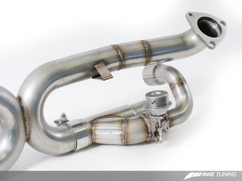 AWE Tuning Porsche 991 SwitchPath Exhaust for PSE Cars Diamond Black Tips