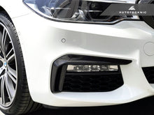 Load image into Gallery viewer, AutoTecknic Dry Carbon Front Bumper Trim - G30 5-Series M-Sport - AutoTecknic USA
