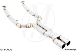 GTHaus Meisterschaft LXR Midpipe w/Velocity Box for BMW M5 / M6 (F10 / F12 / F13) - Exhaust - Studio RSR