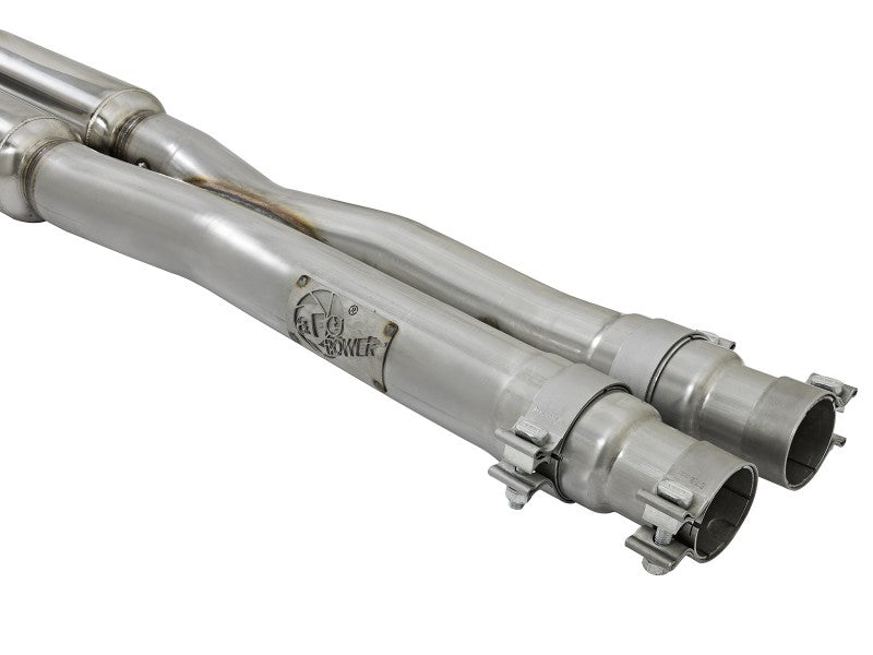 aFe 20-22 Audi RS6 Avant V8 4L(tt) MACH Force-Xp 3in to 2.5in 304 SS Cat-Back Exhaust w/Polished Tip