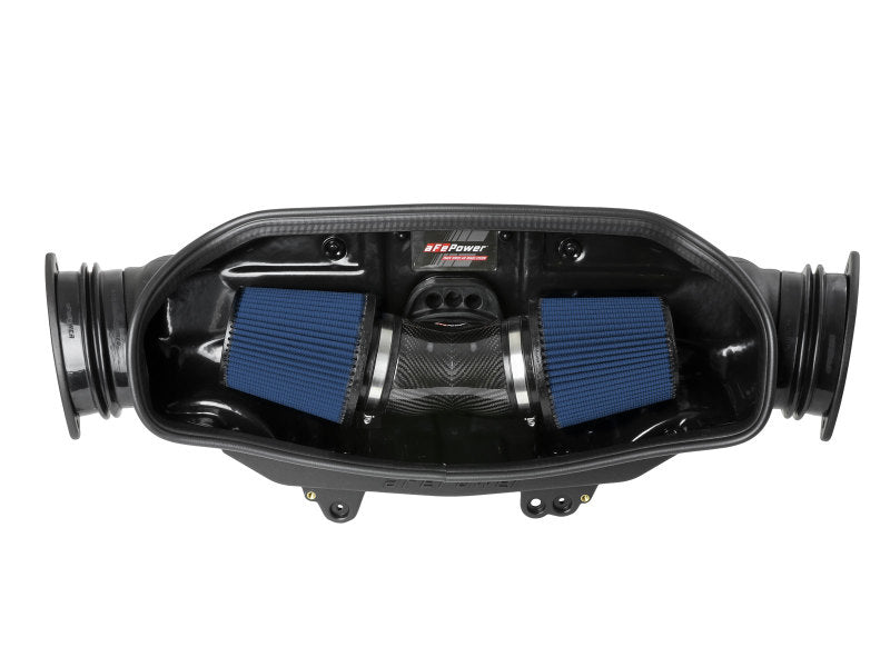 aFe 2020 Chevrolet Corvette C8 Track Series Carbon Fiber Cold Air Intake System With Pro 5R Filters