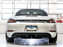 Load image into Gallery viewer, AWE Tuning Porsche 718 Boxster / Cayman Track Edition Exhaust - Diamond Black Tips